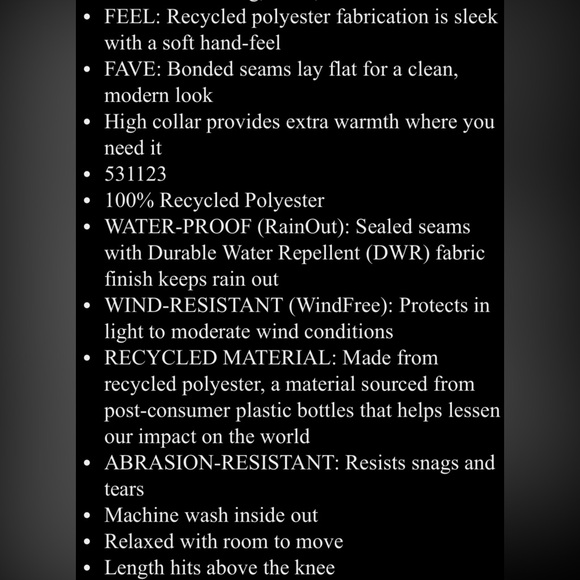 Athleta Rainout Sutra Bali Green Long Trench - Picture 2 of 9